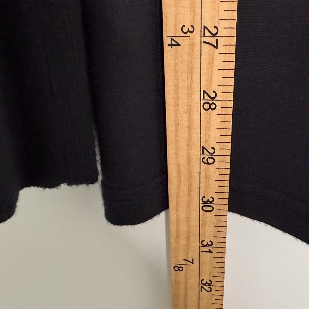 Athleta Women's Small Black Long Sleeve Midi Dress Witchy Whimsigoth Athleisure - Picture 8 of 10